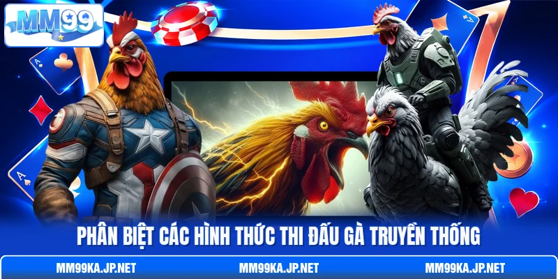 Phân biệt các hình thức thi đấu gà truyền thống Phân biệt các hình thức thi đấu gà truyền thống